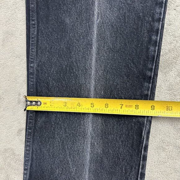 Anchor Blue Baggy Jeans 28x31 Faded Black Loose Wide Leg Skater Grunge Y2K Fades - Picture 4 of 13